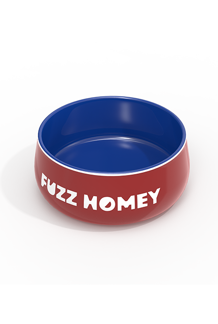 FUZZ HOMEY 红蓝叠叠乐宠物碗